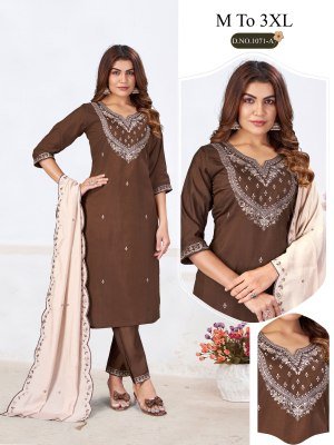Premium Soft Roman Silk Suit with Mull Cotton Inner  Hand and Embroidery Work wholesale catalogs