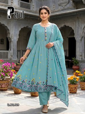 Premnath Parul Mal Chanderi Flair Kurti Pant with Full Cutwork Dupatta Set kurti pant with dupatta Catalogs