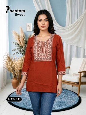 Premnath Phantom Sweet Cotton Dhabu Office Wear Tops Collection kurtis catalogs