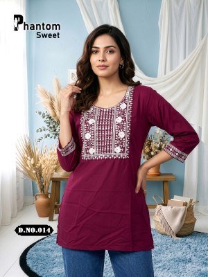 Premnath Phantom Sweet Cotton Dhabu Office Wear Tops Collection kurtis catalogs