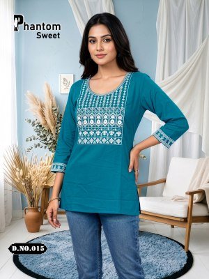 Premnath Phantom Sweet Cotton Dhabu Office Wear Tops Collection kurtis catalogs