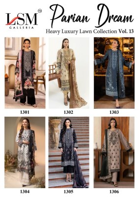 Prian Dream vol 13 by LSM Galleria Heavy Luxury Lawn Cotton Pakistani suit collection pakistani suit catalogs