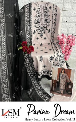 Prian Dream vol 13 by LSM Galleria Heavy Luxury Lawn Cotton Pakistani suit collection pakistani suit catalogs