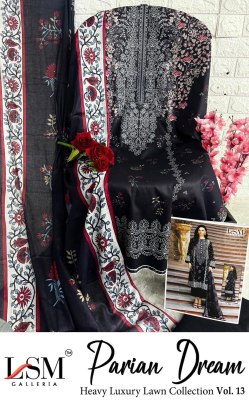 Prian Dream vol 13 by LSM Galleria Heavy Luxury Lawn Cotton Pakistani suit collection pakistani suit catalogs