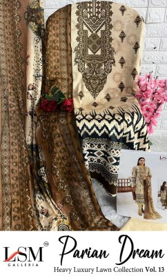 Prian Dream vol 13 by LSM Galleria Heavy Luxury Lawn Cotton Pakistani suit collection pakistani suit catalogs