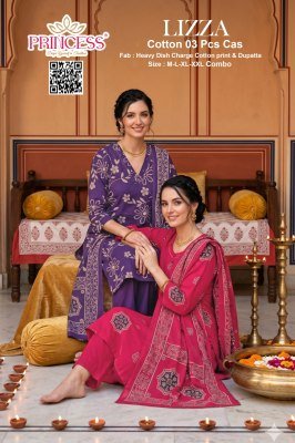 Princess Lizza Cotton Print Kurti Collection 