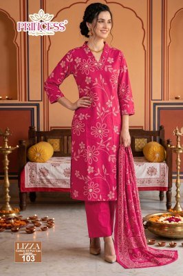 Princess Lizza Cotton Print Kurti Collection readymade suit catalogs