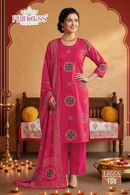 Princess Lizza Cotton Print Kurti Collection readymade suit catalogs