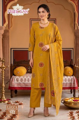Princess Lizza Cotton Print Kurti Collection readymade suit catalogs