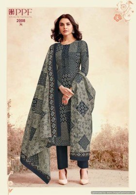 Prisha vol 2 by PPF pure cotton kurti pant and dupatta catalogue at affordable rate readymade suit catalogs