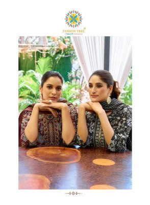 Priyanshi vol 2 by Passion Tree Straight Printed Cotton embroidered top pant with dupatta catalogue at affordable rate readymade suit catalogs