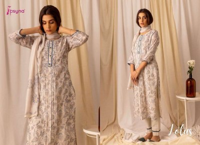 Psyna Presents Louts Summer Collection Kurti Pant Dupatta Set wholesale Kurti catalogue  readymade suit catalogs