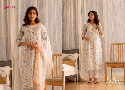 Psyna Presents Louts Summer Collection Kurti Pant Dupatta Set wholesale Kurti catalogue  readymade suit catalogs