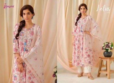 Psyna Presents Louts Summer Collection Kurti Pant Dupatta Set wholesale Kurti catalogue  readymade suit catalogs