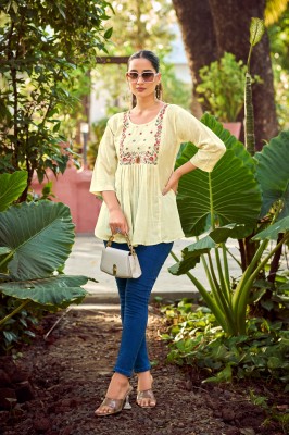 Puply vol 15 by Tips and tops Heavy Reyon Slub Embroidered western wear collection in amavi exppo western wear catalogs