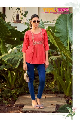 Puply vol 15 by Tips and tops Heavy Reyon Slub Embroidered western wear collection in amavi exppo western wear catalogs