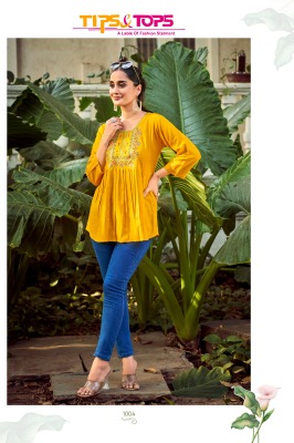 Puply vol 15 by Tips and tops Heavy Reyon Slub Embroidered western wear collection in amavi exppo western wear catalogs