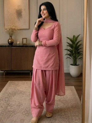Pure Cotton 60×60 Embroidery Work 3-Piece Farshi Salwar Set readymade suit catalogs