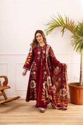 Pure Cotton 60x60 Fine Cotton 3-Piece Suit Set with Resham Work Size wise Combo Set
