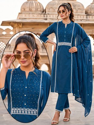 Pure Cotton Collection D.No. 1846, 1847, 1848 – with Embroidered Dupatta 