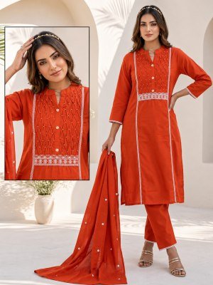 Pure Cotton Collection D.No. 1846, 1847, 1848 – with Embroidered Dupatta Size wise Combo Set