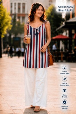 Pure Mul Cotton 60/60 Short Kurti with Strap Dori Short Kurti kurtis catalogs