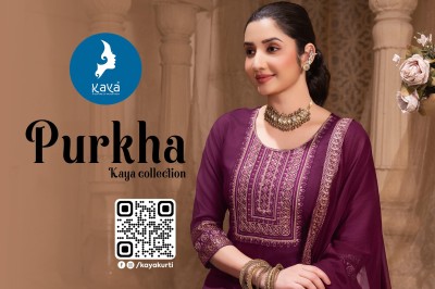 Purkha by kaya 3 piece Concept In anarkali suit catalogue at low rate readymade suit catalogs