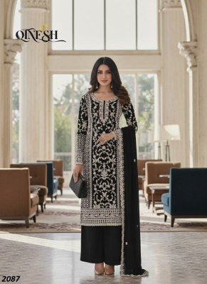QTNESH 2087 Ready-to-Wear Butterfly Net Embroidered Suit Set with Dupatta readymade suit catalogs