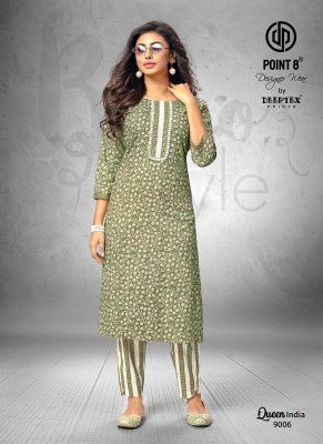 Queen India Vol 9 by Deeptex Pure Cotton Embroidered Kurti Catalogue at Affordable rate kurtis catalogs