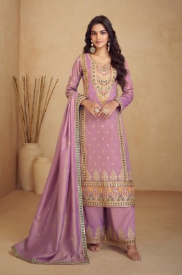Qurbat by Gulkayra designer real Simar Silk Designer Sharara suit catalogue at amaviexpo readymade suit catalogs