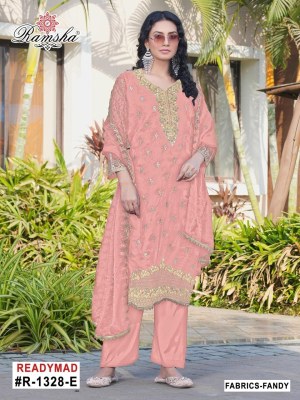 R 1328 NX by Ramsha Fancy with full embroidered pakistani suit collection with low rate  pakistani suit catalogs