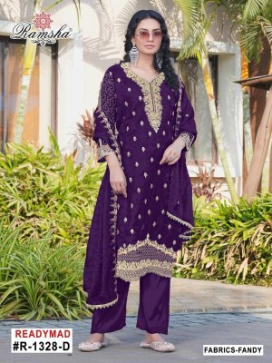 R 1328 NX by Ramsha Fancy with full embroidered pakistani suit collection with low rate  pakistani suit catalogs