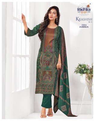RADHIKA LIFE STYLE KKASHISH Vol-2 Jam Foil Print Kurti Pant Dupatta Set kurti pant with dupatta Catalogs