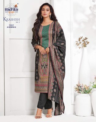 RADHIKA LIFE STYLE KKASHISH Vol-2 Jam Foil Print Kurti Pant Dupatta Set kurti pant with dupatta Catalogs