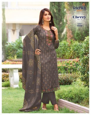 RADHIKA Lifestyle CHERRY Vol-5 Modal Embroidery Top Pant Dupatta Set kurti pant with dupatta Catalogs