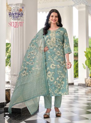 RADHIKA Lifestyle Seerat Vol-14 Heavy Rayon Capsule Kurti with Digital Print Dupatta kurti pant with dupatta Catalogs