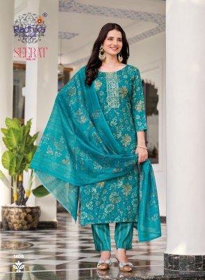 RADHIKA Lifestyle Seerat Vol-14 Heavy Rayon Capsule Kurti with Digital Print Dupatta kurti pant with dupatta Catalogs