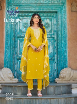 RADHIKA lifestyle Lucknowi Vol 2 Top bottom dupptta Summer Collection   kurtis catalogs