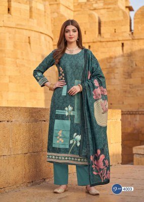 RAHI FAB RISING GOLD Vol-4 Cotton Organic Print Gold Hand Work Dress Material dress material catalogs