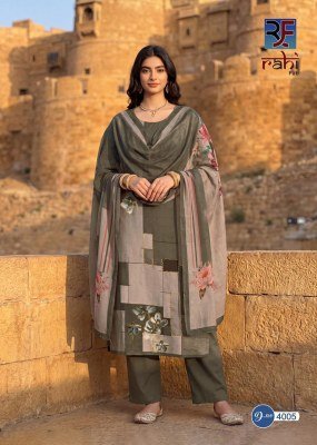 RAHI FAB RISING GOLD Vol-4 Cotton Organic Print Gold Hand Work Dress Material dress material catalogs