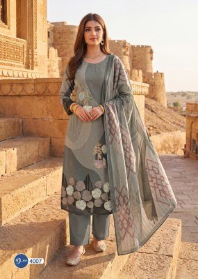RAHI FAB RISING GOLD Vol-4 Cotton Organic Print Gold Hand Work Dress Material dress material catalogs