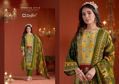 Raabta vol 5 by Zulfat Pure Jam Cotton Exclusive dress material collection with low rate dress material catalogs