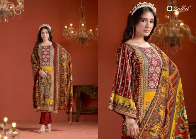 Raabta vol 5 by Zulfat Pure Jam Cotton Exclusive dress material collection with low rate dress material catalogs