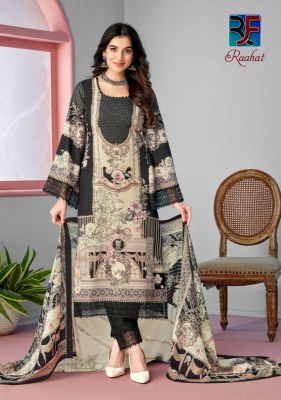 Raahat vol 1 by Rahi fab pure karachi lawn cambric printed unstitched dress material catalogue Amavi