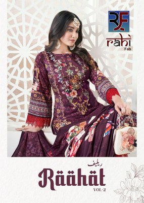 Raahat vol 2 by Rahi Fab Pure Viscorse Heavy Karachi Suit catalogue with affordable rate salwar kameez catalogs