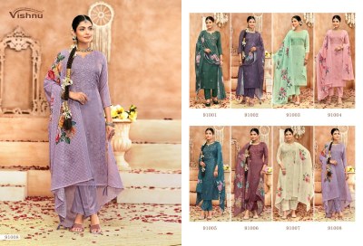 Raahat vol 2 by Vishnu impex Exclusive unstitched dress material catalogue with low rate salwar kameez catalogs