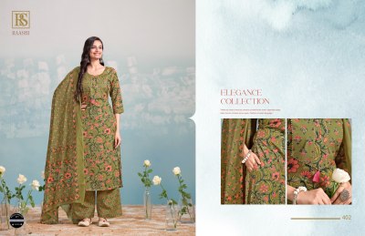 Raashi by Rangi Sangi Exclusive cotton handwork readymade suit catalogue at affordable rate readymade suit catalogs