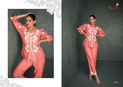 Rabya Vol 1 by Vamika heavy organza with white work co ord set at amaviexpo  Size wise Combo Set