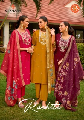 Rachita SBS Fashion  Top Pant And Dupatta Chanderi Digital Jaycard With Work wholesale catalogs