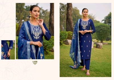 Rachita SBS Fashion  Top Pant And Dupatta Chanderi Digital Jaycard With Work kurti pant with dupatta Catalogs